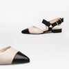 Art. E409515D-100 Ballerines en cuir pour femmes