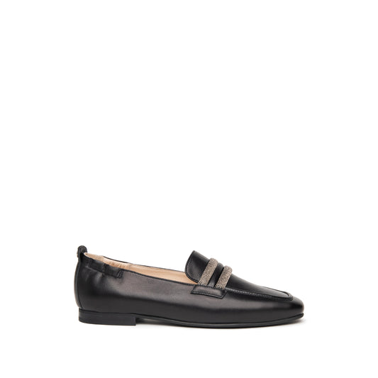 Art. E409640D-100 Women’s leather loafers - NeroGiardini