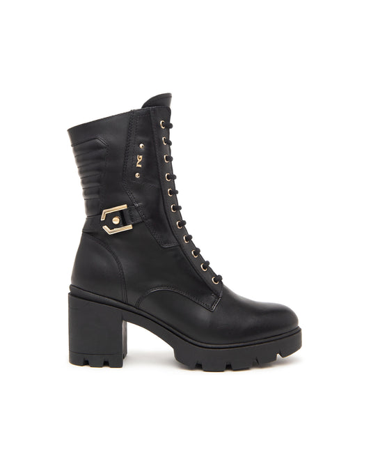 Art. I411902D, 100 Bottines Motardes Femme en Cuir