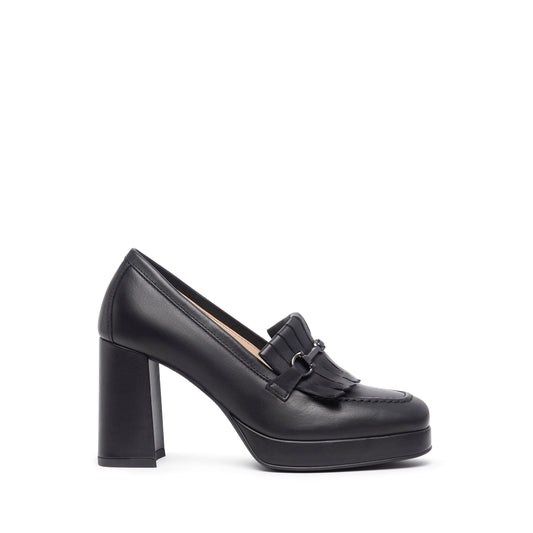 Art. I308212D-100 Women’s leather loafers  - Nerogiardini