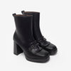 Art. I308218D-100 Women’s Leather Ankle Boots  - Nerogiardini