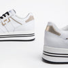 Art. I308380D-707 Women’s Leather Sneakers  - Nerogiardini