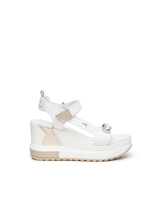Art. E410685D-707 Women’s Leather and Technical Fabric Sandals