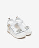 Art. E410685D-707 Sandales en cuir et tissu technique pour femmes