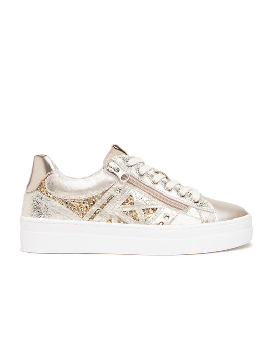 Art. E513010D-505 Women’s Leather and Technical Fabric Sneakers