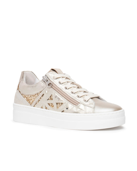 Art. E513010D-505 Women’s Leather and Technical Fabric Sneakers