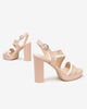 Art. E513352D-614 Sandales en cuir pour femmes