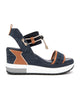 Art. E513600D-214 Women’s Leather and Fabric Sandals