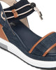Art. E513600D-214 Women’s Leather and Fabric Sandals