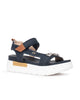 Art. E513691D-214 Women’s Leather and Fabric Sandals
