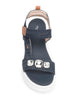 Art. E513691D-214 Women’s Leather and Fabric Sandals