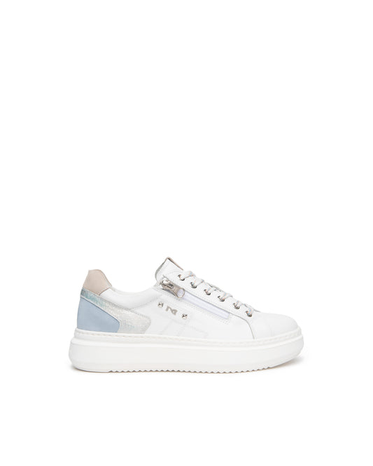 Art. I308310D-100 Sneakers Femme en Cuir et Daim
