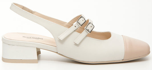 Art. E615502D-614 Women's Leather Slingbacks