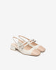 Art. E615502D-614 Women's Leather Slingbacks