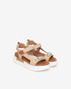 Art. E617061D-420 Women’s Leather and Fabric Sandals