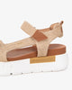 Art. E617061D-420 Women’s Leather and Fabric Sandals