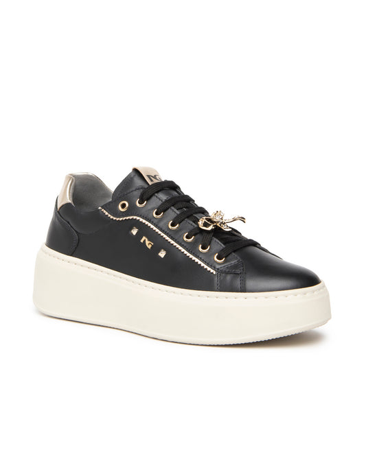 Art. E010560D-707 Sneakers Femme en Cuir 