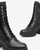 Art. I411902D-100 Women’s Leather Combat Boots