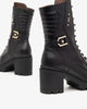 Art. I411902D-100 Women’s Leather Combat Boots