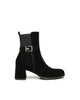 Art. I514310D-100 Women's Suede and Fabric Ankle Boots