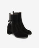 Art. I514310D-100 Women's Suede and Fabric Ankle Boots