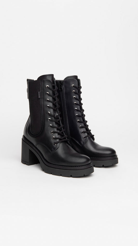 Art. I117133D-100 Women's Leather Combat Boots - NeroGiardini - I117133D_100_3.jpg