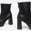 Art. I308218D-100 Women’s Leather Ankle Boots  - Nerogiardini