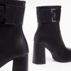 Art. I308220D-100 Women’s Leather Ankle Boots  - Nerogiardini
