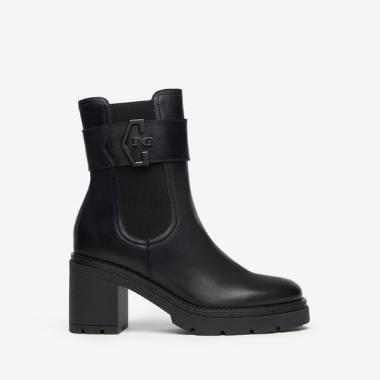 Art. I309160D-100 Women’s Leather Chelsea Boots  - Nerogiardini